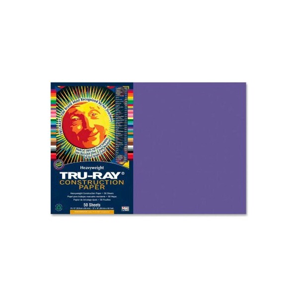 Pacon Corporation Pacon Tru-Ray Construction Paper 12" x 18" Violet 103041 - main